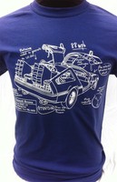 Zurück In Die Zukunft Blueprint - T-shirt