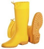GUMMISTIEFEL GR. 40 PVC, Gelb, FÜR FREIZEIT & GARTEN, HOCHWASSER ÜBERSCHWEMMUNG 