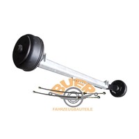 Bremsachse Gummifederachse PKW Anhänger 1000kg - AM: 1000mm