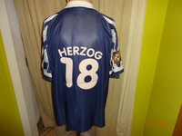 Werder Bremen Original Puma Auswärts Trikot 96/97 "DBV" + Nr.18 Herzog Gr.XL TOP