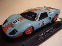NSR Ford GT 40 MK I #6 Le Mans 1969 für Autorennbahn 1:32 Slotcar