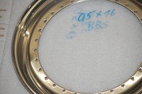 BBS RS  AUSSENBETTEN ALUMINIUM POLIERT 0.5x16 34 LOCH  F. BBS(30 LOCH A.ANFRAGE)