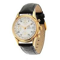 Herrenuhr Prestige Automatik Chronograph vergoldet