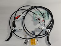 Scheibenbremsen Set Shimano BR-M 395 / 396 Weiß VR + HR 