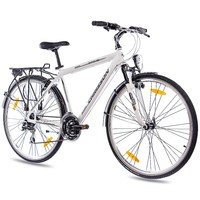 28" ZOLL CITY BIKE TREKKINGRAD ALU HERRENRAD CHRISSON INTOURI ACERA weiss B-WARE