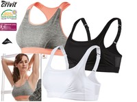 Crivit Sports Damen Sport BH Unterwäsche Training Workout Medium Level Fitness 