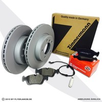 ZIMMERMANN BREMSE BREMSEN BREMSSCHEIBEN BREMSBELÄGE HINTEN BMW 5er F10 F11 F18