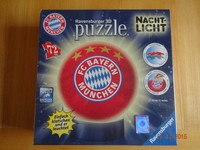 FC BAYERN MÜNCHEN Ravensburger 3D Puzzle Nachtlicht 121779 NEU&OVP