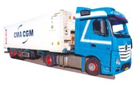 AWM LKW MB Actros 11 Streamsp. Kühl-Cont-SZ de Jong/CMA CGM