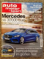 Auto Motor Sport AMS Heft 08/2016 Mercedes bis 30000 Euro Renault Megane VW Golf