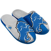 Paar Detroit Lions Großes Logo Hausschuhe Neu - Split Farbe Hausschuhe
