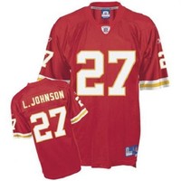 NFL Football Premier Trikot Jersey KANSAS CITY CHIEFS Larry Johnson Nr 27 rot