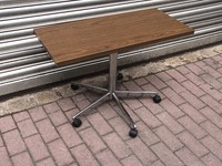 TV-Tisch Chrom Ständer Sternform 70er Tisch Fernsehtisch Beistelltisch shabby