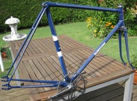 DÜRKOPP Bahnrad Rahmen Set mit orginal 1" Kurbel Stahlrahmen Fixie retro vintage