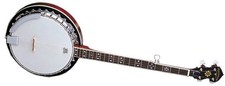 OS Washburn OB5 30 bracket 5 string Banjo with inlays & resonator