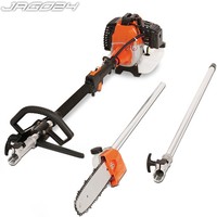 2,7 PS Kettensäge Motorsäge Benzin Motor 52ccm Astkettensäge Astsäge Teleskop