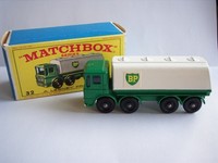 Matchbox 1-75 Regular Wheel Series Nr. 32C Leyland Tanker BP