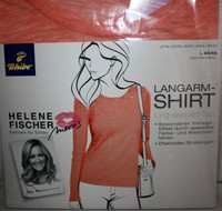 TCM Tchibo HELENE FISCHER LANGARM - SHIRT Gr. L 44/46 PASSFORM NORMAL NEU