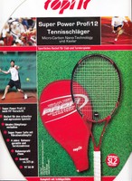 topfit Super Power Profi 12 Tennisschläger Tennis SL2 Micro-Carbon inkl. Hülle 