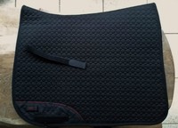 Dressur Schabracke, extra groß, schwarz, XL, Marke Christ (ähnlich Mattes)