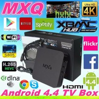 MXQ Android 4.4 OTT Smart IP TV Box Quad Core Full HD 1080p XBMC KODI WiFi 8GB