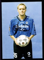 Jörg Bode Autogrammkarte Arminia Bielefeld 1998-99 Original Signiert +A9697
