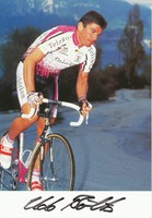 Udo Bölts   Team Telekom  Radsport  Karte mit Unterschrift - 223652