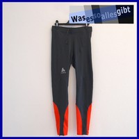 SCHNÄPPCHEN! odlo Outer Layer Tight | grau/orange | Gr.: M | #T