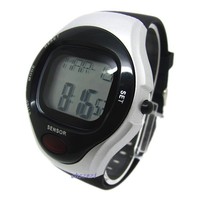 LED Pulse Herzfrequenz Pulsuhr Kalorien Pulsmesser Fitness Uhr Rate Watch SW