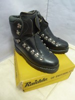 schwarze Raichle Trekkingschuhe Wanderschuhe Leder Gr. 43 / 10 gebraucht /SSch3