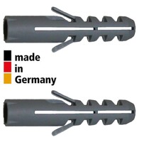 5 Stück 16 mm Nylon Spreizdübel "BEST" ohne Kragen Dübel Universaldübel