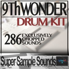 9Th WONDER Drum Kit vinyl beats mpc60 SP1200 MV8800 MPC 2500 5000 1000 samples