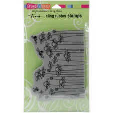Stampendous Cling Stamps 7.75"X4.5"-Daisy Field