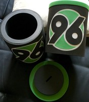 Fußball Hannover 96 Fan Artikel Riesen Spardose Sektkühler Schaumstoff 26,5x21,5