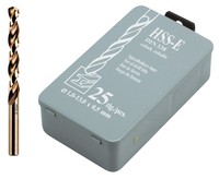 HSS-E Spiralbohrer Cobalt Kobalt CO5%  1-13 mm  25 tlg.
