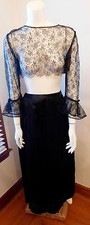 Vintage Antique Victorian Mourning Dress