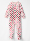 NWT Baby Gap Tree Print Fleece Footed Sleeper 1PC Pajamas 12-18 Months Girl