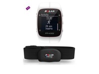 Herzfrequenz-Messgerät Polar M400 (WEIß) + H7 Herzfrequenz - NEU - GPS 