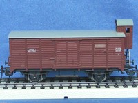 Märklin HO gedeckter Güterwaggon,Güterwagen,mit Bremserhaus 