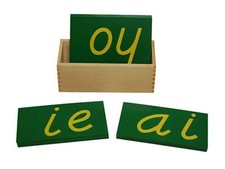 New Montessori D'Nelian Style Double Sandpaper Letters