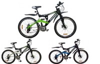 26 ZOLL MOUNTAINBIKE FULLY MTB FAHRRAD VOLLGEFEDERT SCHEIBENBREMSEN SHIMANO