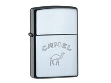 ZIPPO "CAMEL" POLISHED CHROME LIGHTER / 1110012 ** NEW in BOX **
