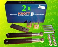 2 x KNOTT kpl Set Achsstoßdämpfer Anhänger 100 km/h