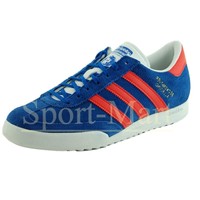 Mens Adidas Originals Beckenbauer Suede Trainers Lace Up Casual 3 Stripes Shoes