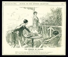 Reward Of Valour 1913 Sea Fishing Punch Cartoon Print
