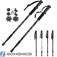 6061 Alu Nordic Walking Stöcke Teleskop Wanderstock Trekkingstöcke 65-135 cm