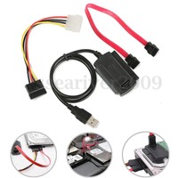 SATA/PATA/IDE to USB 2.0 Adapter Converter Cable for 2.5 / 3.5 Inch Hard Drive