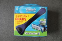 4 Klingen Wilkinson Sword Protector 3 + 1 Rasierer