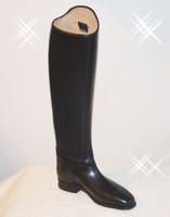 echte Lederreitstiefel  Reitstiefel Königs Komet schwarz  Gr. 7  