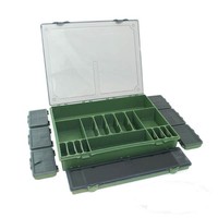 Tacklebox 7+1 inkl. 6 Kleinteileboxen & Rigboard 36,5x29x6cm große Systembox NEU